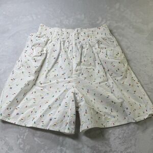 Vintage 80s Venezia Neon Print Shorts USA Made Retro Miami Vice